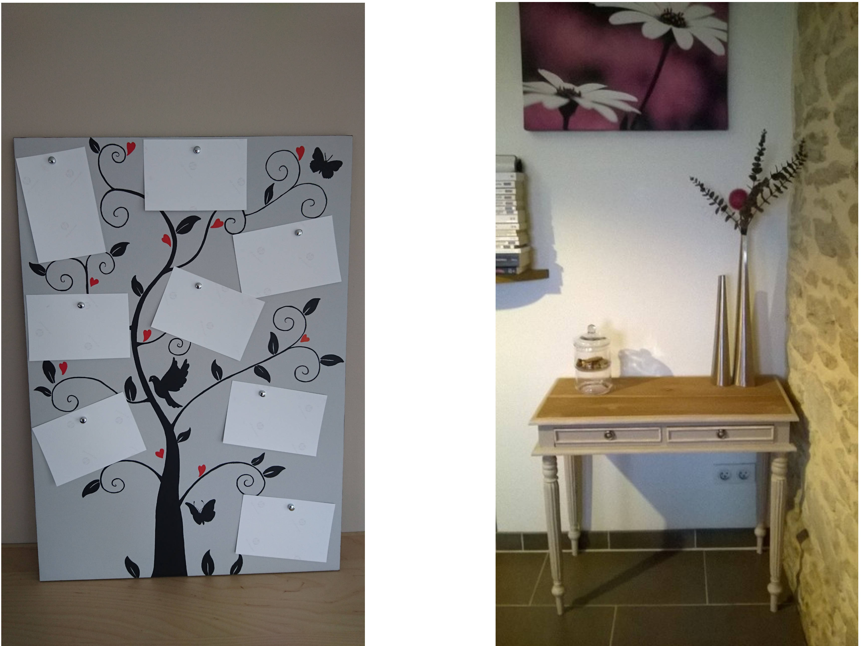 arbre et console